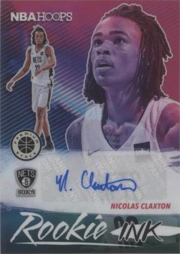 2019-20 Panini NBA Hoops #241 Nic Claxton rookie RC card