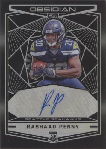 2018 Panini Obsidian Rashaad Penny #RKA-RP