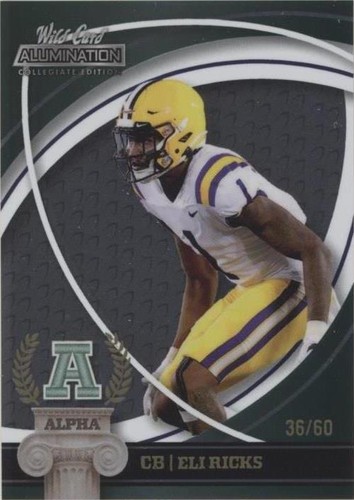 2021 Wild Card Alumination NIL Collegiate Edition Eli Ricks #ANA-22