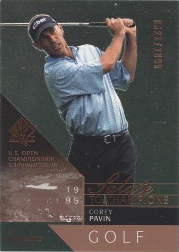 2003 SP Authentic - Corey Pavin #89