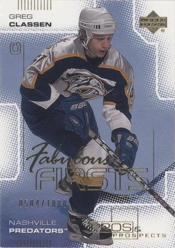 2000-01 Upper Deck Pros & Prospects - Greg Classen #110