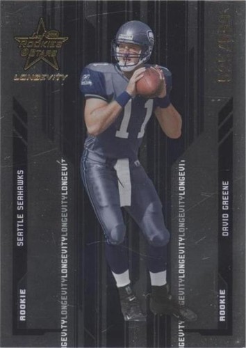 2005 Leaf Rookies & Stars Longevity David Greene #219