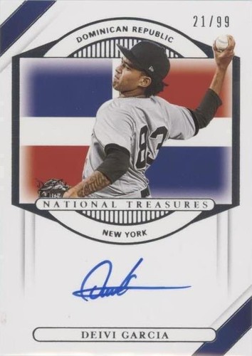 2021 Panini National Treasures - Deivi Garcia #IT-DG