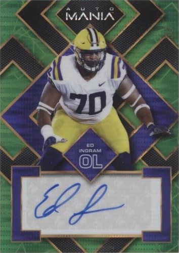 2022 Wild Card Auto Mania Ed Ingram #AM-SQ12