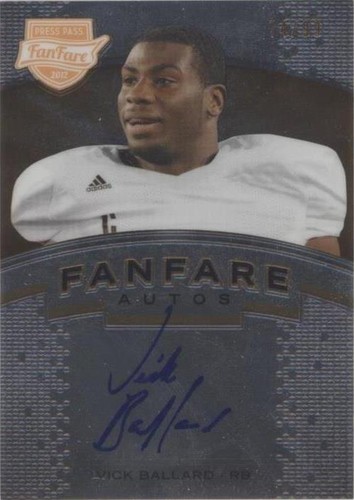 2012 Press Pass Fanfare Vick Ballard #FF-VB2