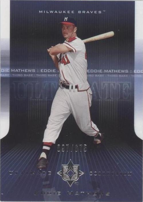 2004 Upper Deck Ultimate Collection - Eddie Mathews #10