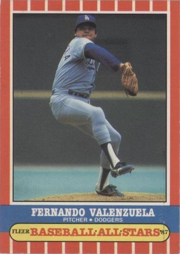 1987 Fleer Baseball All Stars - Fernando Valenzuela #43