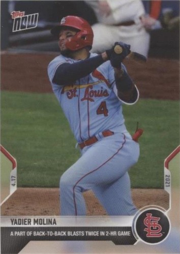 2021 Topps Now - Yadier Molina #90