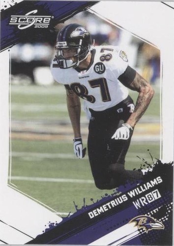 2009 Score Demetrius Williams #19