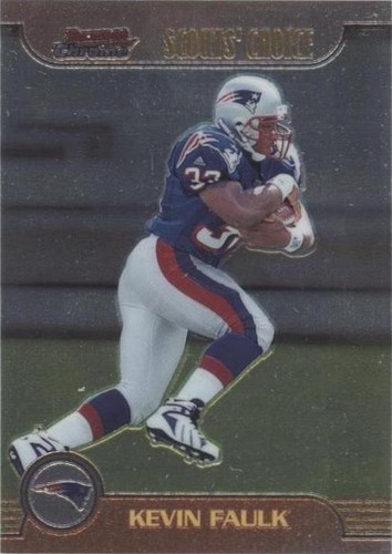 1999 Bowman Chrome Kevin Faulk #SC5