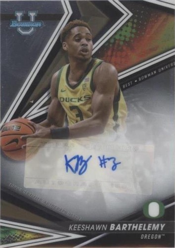 2022-23 Bowman University Best - Keeshawn Barthelemy #BOA-KB