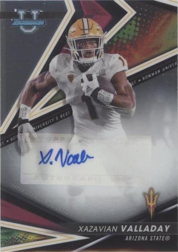 2022-23 Bowman's Best University Xazavian Valladay #BA-XV