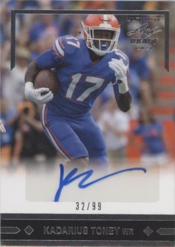 2021 Leaf Ultimate Draft Kadarius Toney #GLR-KT2