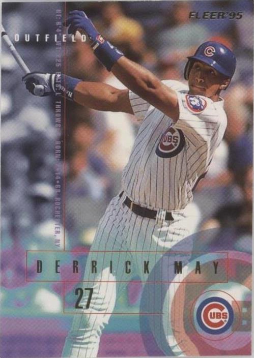 1995 Fleer - Derrick May #419