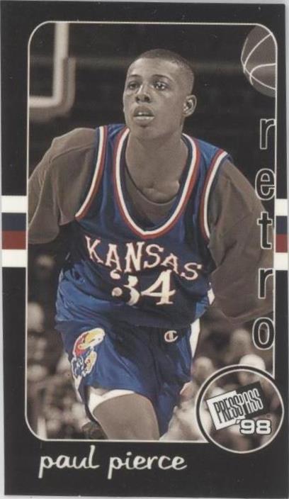 Press Pass Double Threat 1998 - Paul Pierce #RT 8