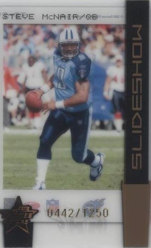 2005 Leaf Rookies & Stars Steve McNair #SS-24