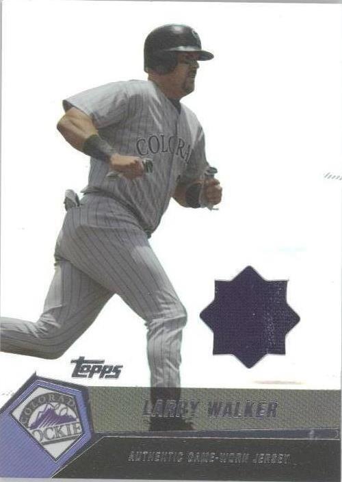 2004 Topps Clubhouse Collection - Larry Walker #LW