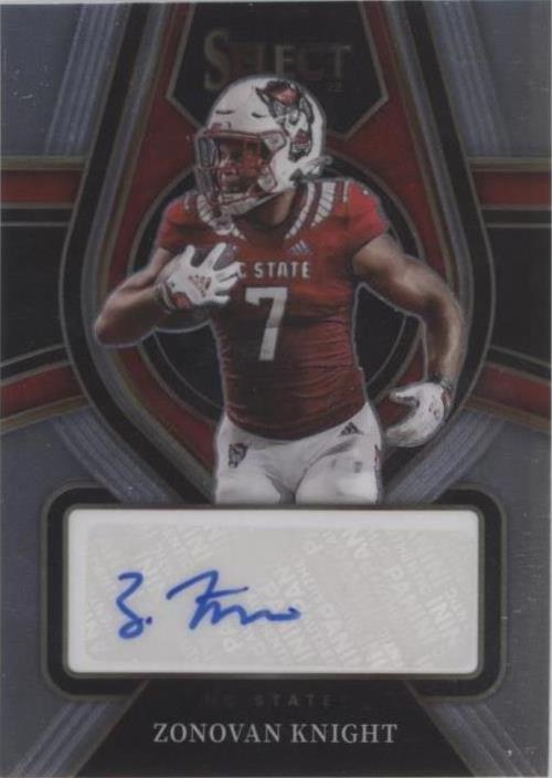 2022 Panini Select Draft Picks Zonovan Knight #RS-ZKN