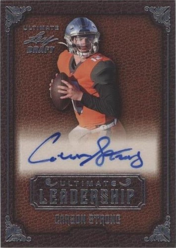 2022 Leaf Ultimate Draft Carson Strong #UL-CS1