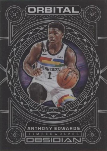 2022-23 Panini Obsidian #1 Anthony Edwards Orbital Electric