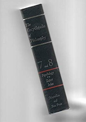 Encyclopedia of Philosophy Hardcover Macmillan Publishing Company