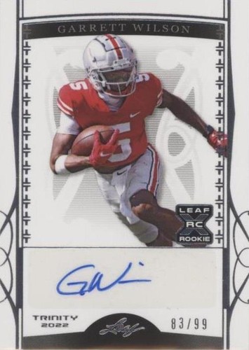 2022 Leaf Trinity Garrett Wilson #BA-GW1