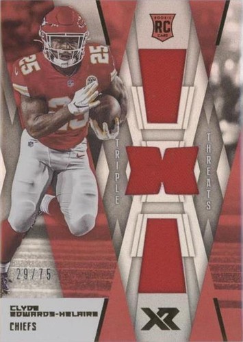 2020 Panini XR Clyde Edwards-Helaire #RTM-CE