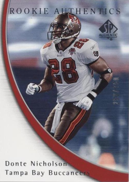 2005 SP Authentic Donte Nicholson #110