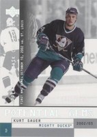 2002-03 Upper Deck Mask Collection - Kurt SAUER #126