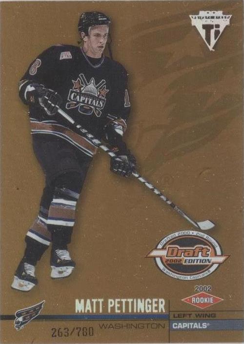 2001-02 Pacific Private Stock Titanium Draft Edition - Matt Pettinger #171