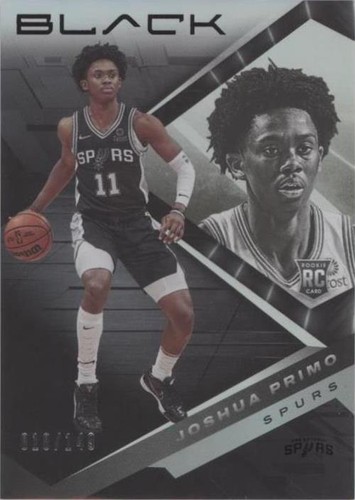 2021-22 Panini Black - Joshua Primo #83