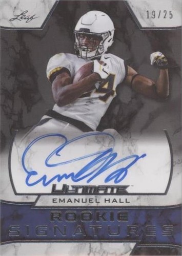 2019 Leaf Ultimate Emanuel Hall #URS-EH1