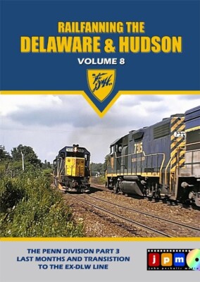 DVD  Delaware & Hudson D&H Vol 8 Penn Division  Part 3    NEW  May 2024