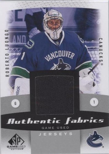 2010-11 SP Game Used Edition - Roberto Luongo #AF-RL