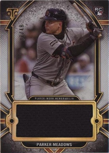 2024 Topps Triple Threads - Parker Meadows #SJR-PARK