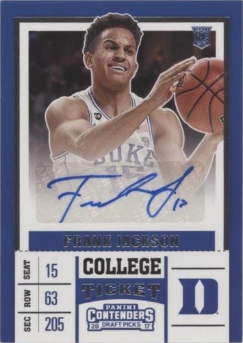 2017-18 Panini Contenders Draft Picks - Frank Jackson #86