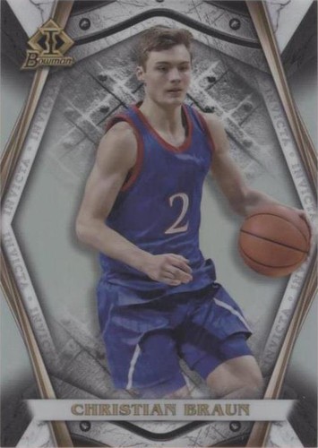 2021-22 Bowman University - Christian Braun #BI-20