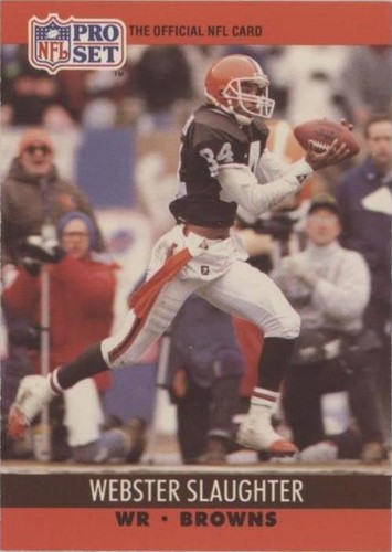 1990 Pro Set Webster Slaughter #477