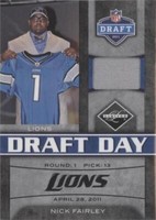 2011 Panini Limited Nick Fairley #9