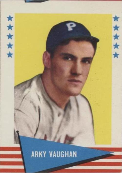1961 Fleer Baseball Greats - Arky Vaughan #148
