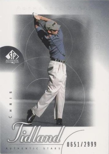 2001 SP Authentic - Chris Tidland #87