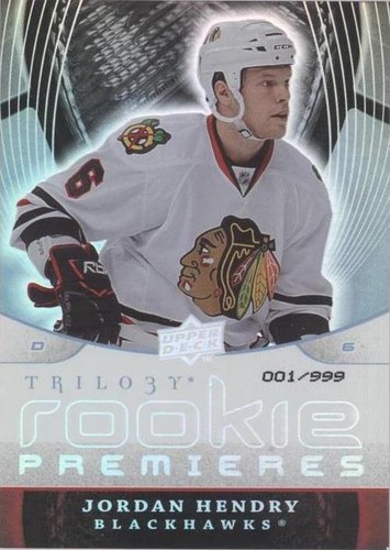 2008-09 Upper Deck Trilogy - Jordan Hendry #152