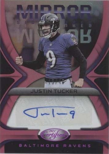 2021 Panini Certified Justin Tucker #MS-JT