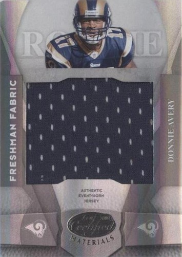 2008 Leaf Certified Materials Donnie Avery #223