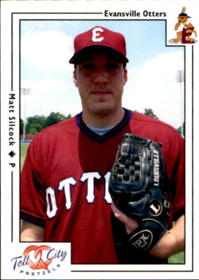 2000 Evansville Otters Warning Track #5 Matt Silcock Mission Viejo California CA