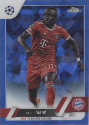 2022-23 Topps Chrome Sapphire Edition UEFA Club Competitions Sadio Mané #200