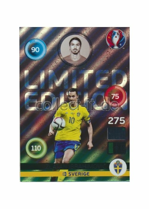 Panini Adrenalyn XL Euro 2016 - Zlatan Ibrahimovic - Limited Edition