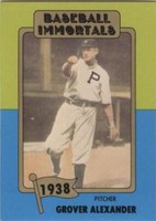 1980-87 SSPC Baseball Immortals - Grover Alexander #14