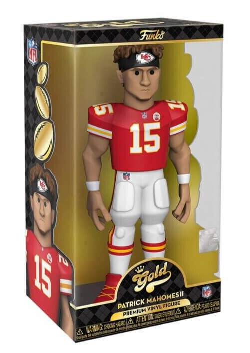 Funko Vinyl Gold NFL Kansas City Chiefs - Патрик Магомес II, 12 фигур