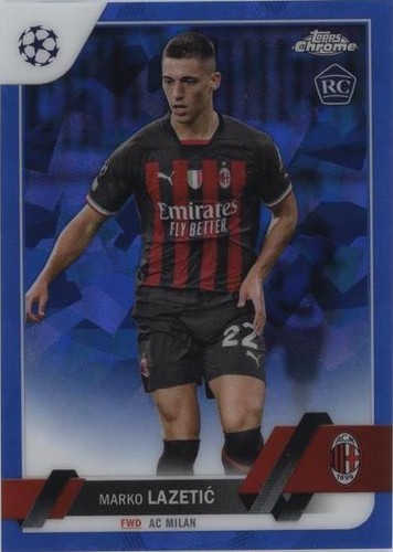 2022-23 Topps Chrome Sapphire Edition UEFA Club Competitions Marko Lazetic #185
